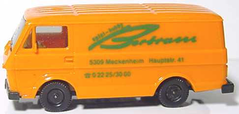 Foto 1:87 VW LT 28 Kasten Bertram, Meckenheim herpa