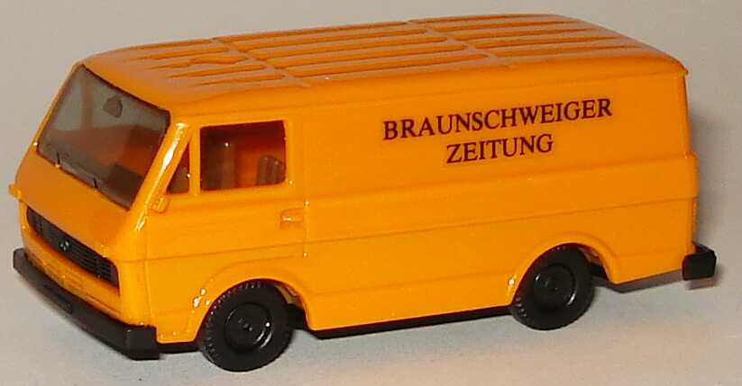 Foto 1:87 VW LT 28 Kasten Braunschweiger Zeitung (Decal-Modell) herpa
