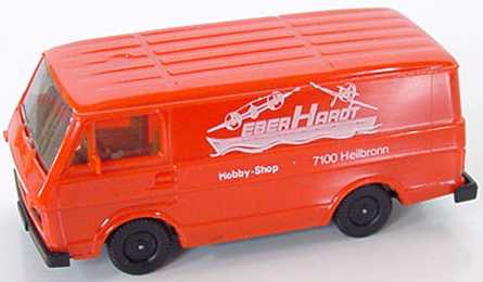 Foto 1:87 VW LT 28 Kasten Eberhardt Hobby-Shop, Heilbronn herpa