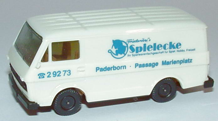 Foto 1:87 VW LT 28 Kasten Friederitzis´s Spielecke, Paderborn herpa