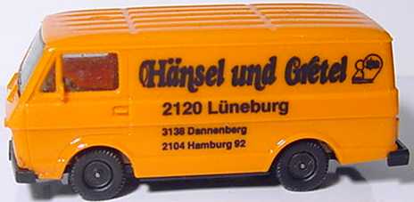 Foto 1:87 VW LT 28 Kasten Hänsel und Gretel, Lüneburg herpa