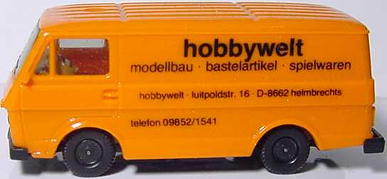 Foto 1:87 VW LT 28 Kasten Hobbywelt, Helmbrechts herpa