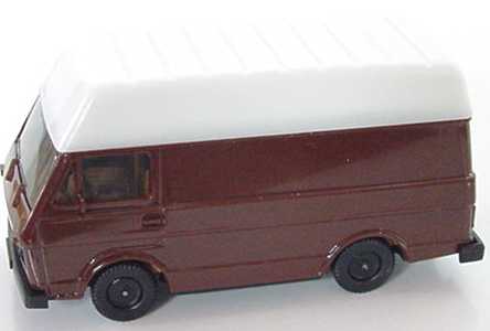 Foto 1:87 VW LT 28 Kasten Hochdach braun herpa 4017