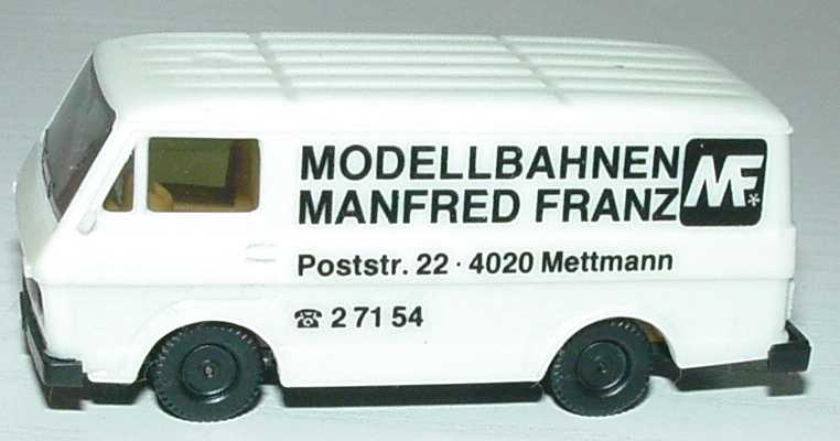 Foto 1:87 VW LT 28 Kasten Modellbahnen Manfred Franz, Mettmann herpa