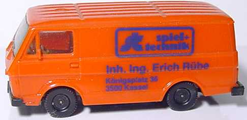 Foto 1:87 VW LT 28 Kasten Spiel + Technik Rübe, Kassel herpa