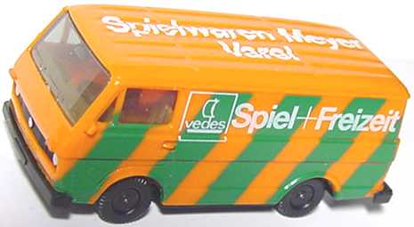 Foto 1:87 VW LT 28 Kasten Spielwaren Meyer Varel (bemalt) herpa