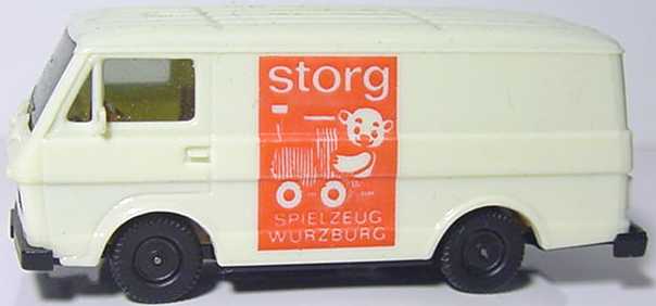 Foto 1:87 VW LT 28 Kasten Storg, Würzburg (Druck rot) herpa