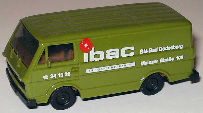 Foto 1:87 VW LT 28 Kasten ibac, Bad Godesberg herpa