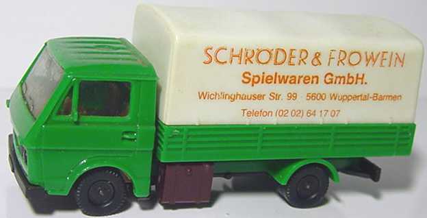 Foto 1:87 VW LT 28 PP Schröder & Frowein Spielwaren, Wuppertal(Mängel) herpa
