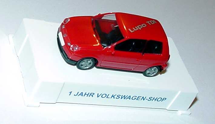 Foto 1:87 VW Lupo 3L TDI rot 1 Jahr Volkswagen-Shop Werbemodell AMW/AWM