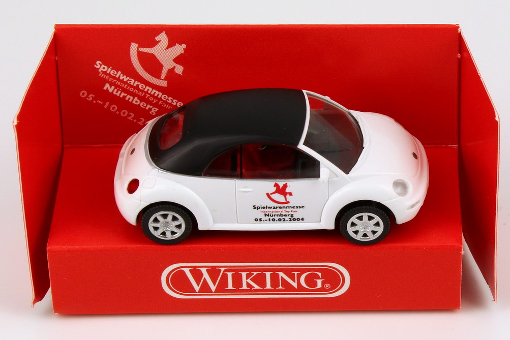 Foto 1:87 VW New Beetle Cabrio geschlossen Spielwarenmesse / Internation Toy Fair 2004 Wiking