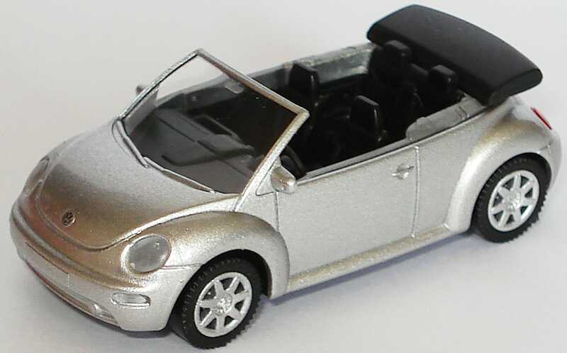 Foto 1:87 VW New Beetle Cabrio silber-met. Wiking 1Y0099301A7W