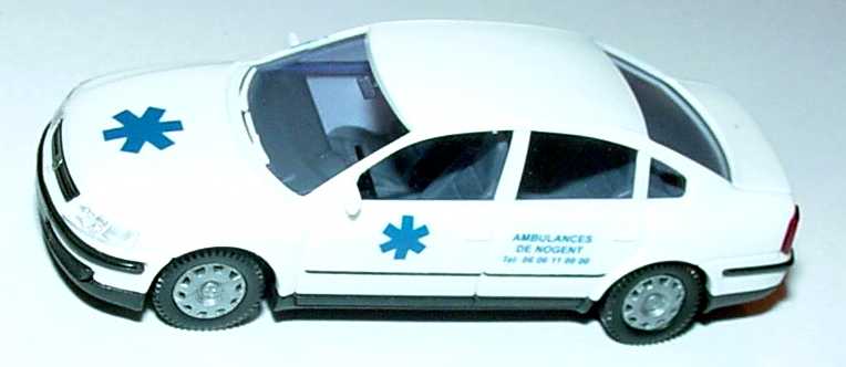 Foto 1:87 VW Passat ´97 Ambulances de Nogent AMW/AWM 51015-1