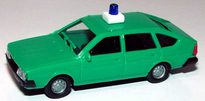 Foto 1:87 VW Passat II Fließheck Polizei grün euromodell