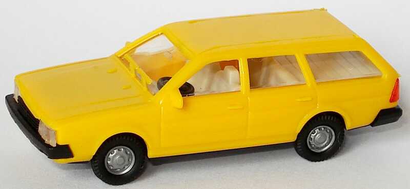 Foto 1:87 VW Passat II Variant gelb euromodell