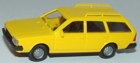 Foto 1:87 VW Passat II Variant mit Dachreeling orangegelb euromodell