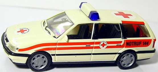 Foto 1:87 VW Passat Variant ´94 DRK, Notruf 144 beige herpa 184496