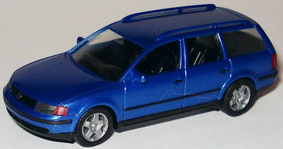 Foto 1:87 VW Passat Variant ´97 blaumet herpa