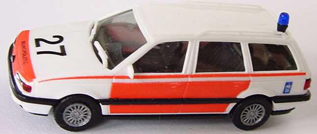 Foto 1:87 VW Passat Variant 1988 Typ B3 Rijkspolitie 27 Polizei NL - herpa 901111