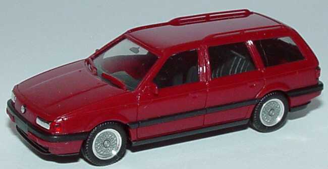 Foto 1:87 VW Passat Variant GL (Typ B3) weinrot mit BBS-Felgen herpa 2083