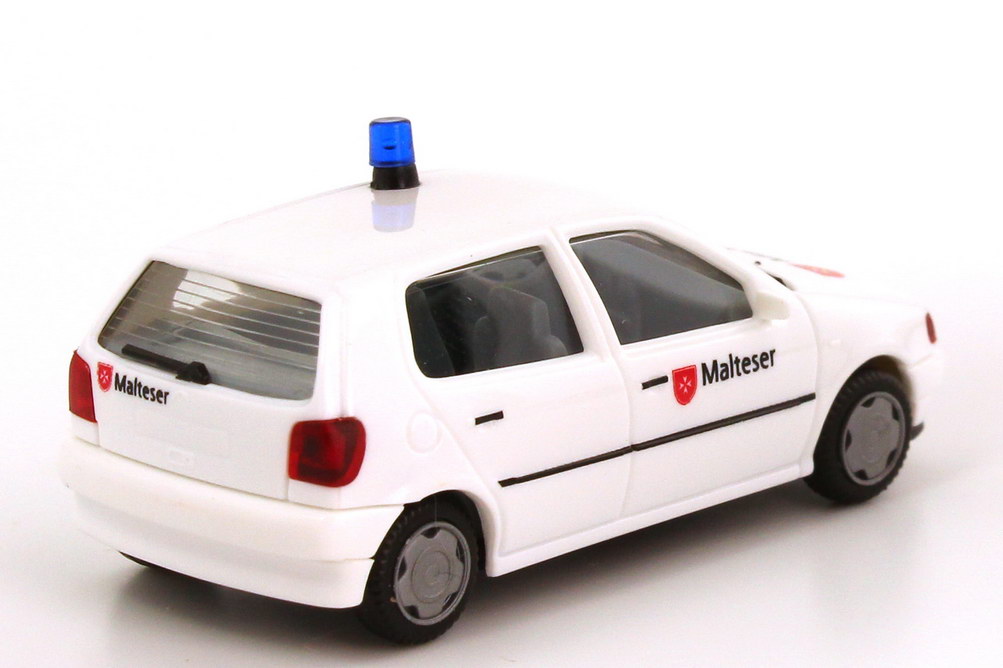 Foto 1:87 VW Polo III 4türig (Typ 6N) Malteser Hilfsdienst herpa 185332