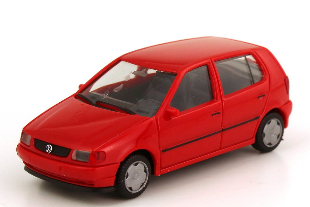 Foto 1:87 VW Polo III 4türig (Typ 6N) rot herpa 186674/188814