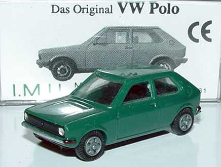 Foto 1:87 VW Polo I dunkelgrün I.M.U. 11001