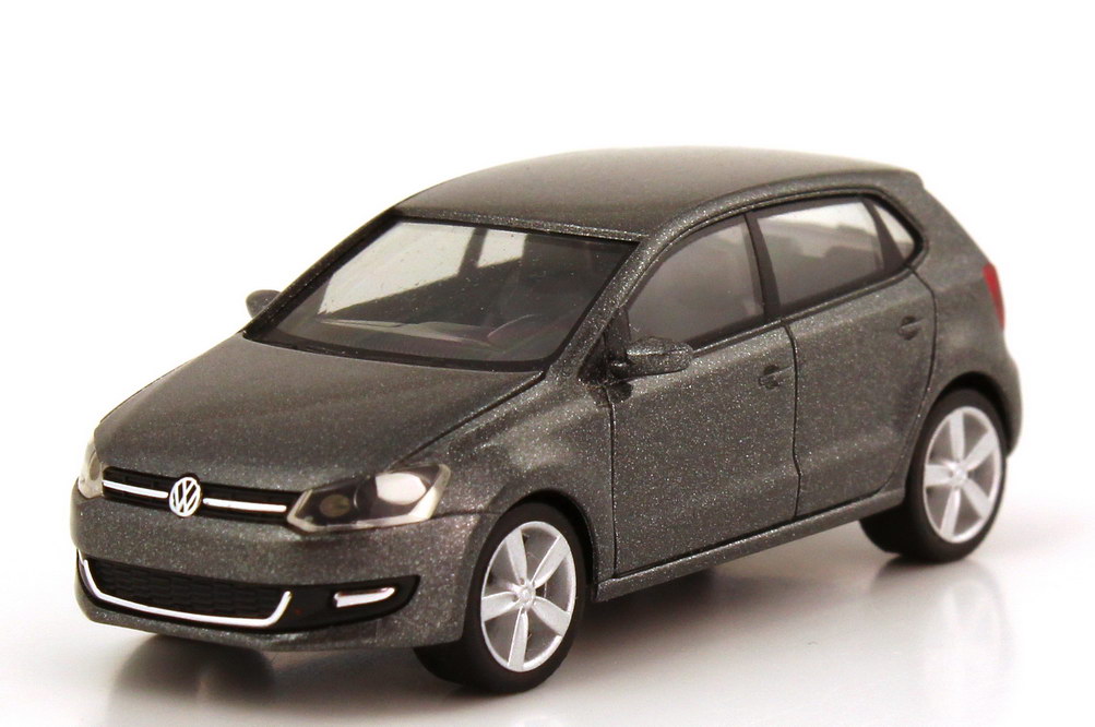 Foto 1:87 VW Polo V (Typ 6R) 2009 4türig pepper-grey-met. herpa 034210