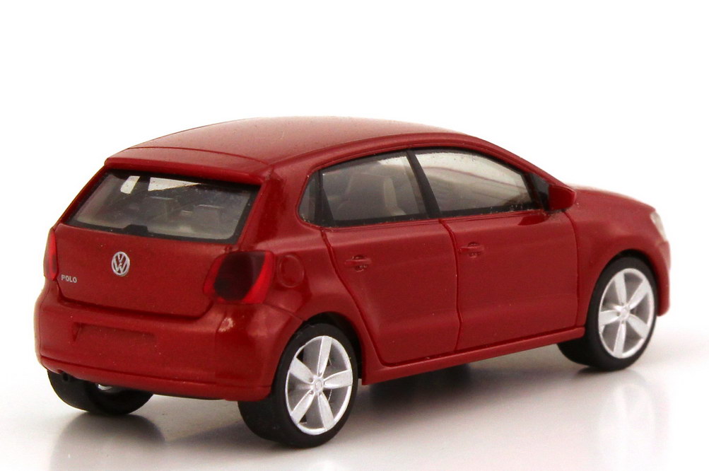 Foto 1:87 VW Polo V (Typ 6R) 2009 4türig sunset-red-met. herpa 034210