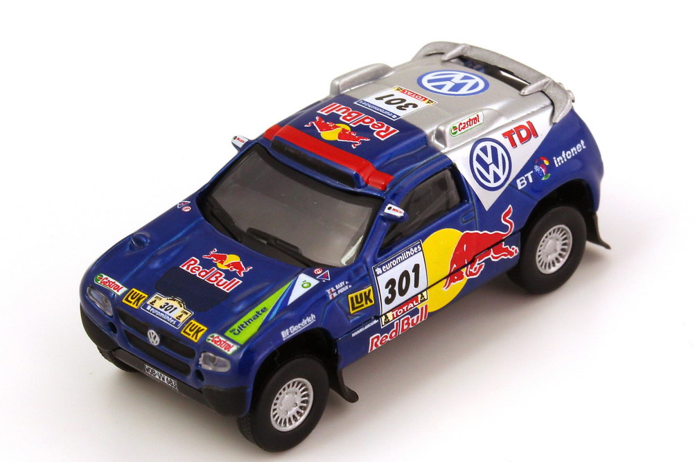Foto 1:87 VW Race Touareg 2 Rallye Dakar 2006 VW TDI, Red Bull Nr.301, Saby/Perin Schuco AusSet25301