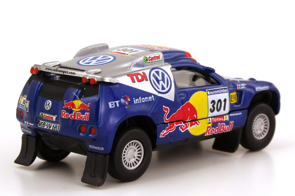 Foto 1:87 VW Race Touareg 2 Rallye Dakar 2006 VW TDI, Red Bull Nr.301, Saby/Perin Schuco AusSet25301