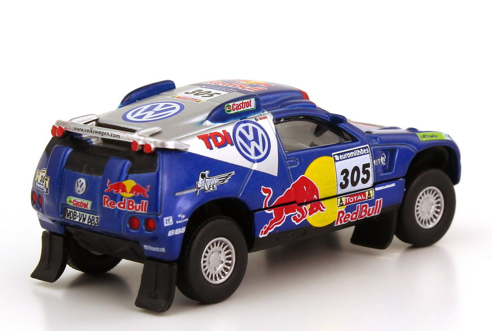 Foto 1:87 VW Race Touareg 2 Rallye Dakar 2007 VW TDI Red Bull Nr.305 Miller Pitchford - Schuco 25325