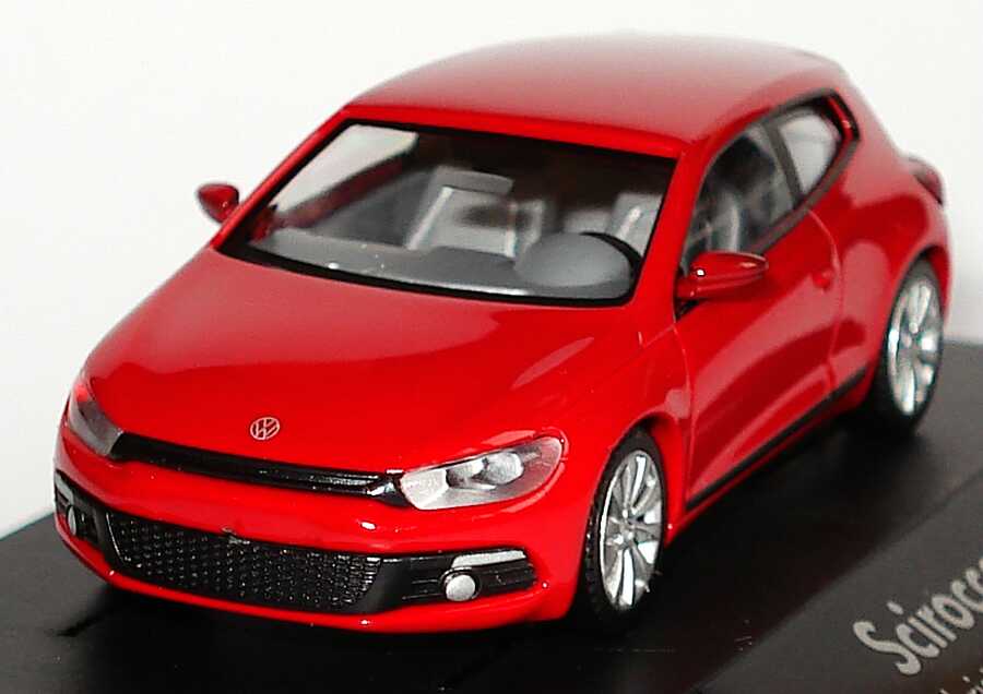 Foto 1:87 VW Scirocco III rot Limited Christmas Edition 2008 Werbemodell Wiking 1k8099301AA3H/814911000