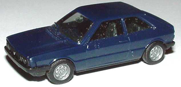 Foto 1:87 VW Scirocco I GTI dunkelblau (IA schwarz) herpa 2003