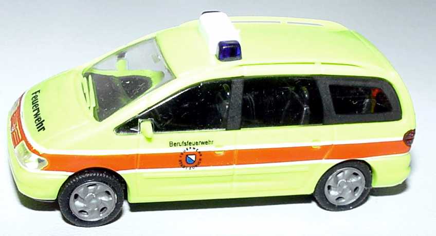 Foto 1:87 VW Sharan Feuerwehr Berufsfeuerwehr Zürich Rietze 50753