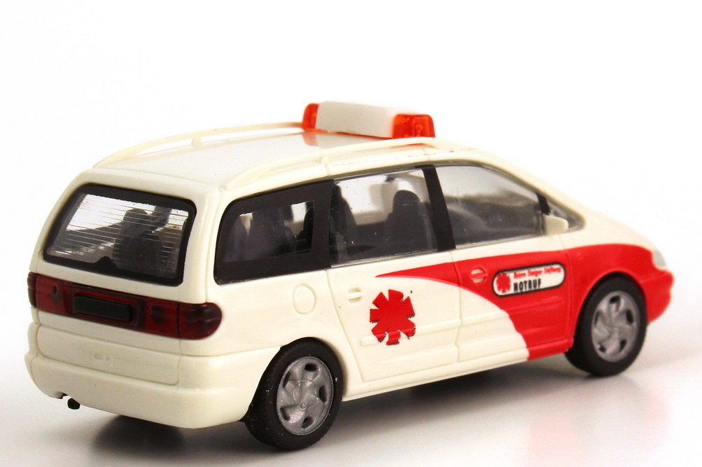 Foto 1:87 VW Sharan I (Typ 7M) Björn Steiger Stiftung Rietze 20768