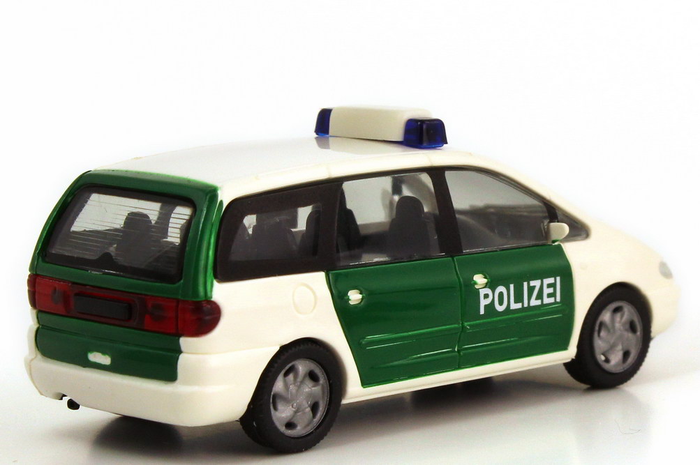 Foto 1:87 VW Sharan I (Typ 7M) Polizei weiß/grün Rietze 50779