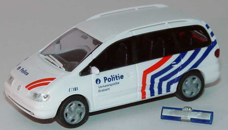 Foto 1:87 VW Sharan Verkeerspolitie Brabant (Belgien) Rietze 50783