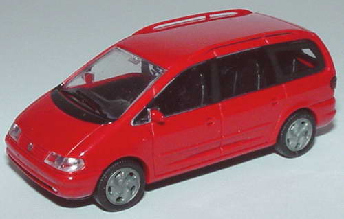 Foto 1:87 VW Sharan rot Rietze 10750