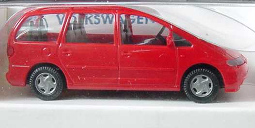 Foto 1:87 VW Sharan rot Werbemodell Wiking