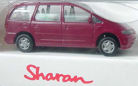Foto 1:87 VW Sharan I (Typ 7M) violett Werbemodell Wiking