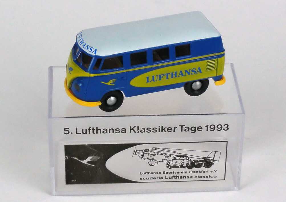 Foto 1:87 VW T1 (T1b) Bus Lufthansa (5. Lufthansa Klassiker Tage 1993) Brekina