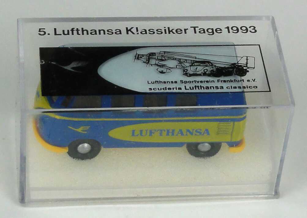Foto 1:87 VW T1 (T1b) Bus Lufthansa (5. Lufthansa Klassiker Tage 1993) Brekina