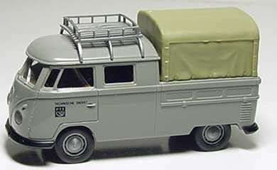 Foto 1:87 VW T1 Doka PP PTT Technischer Dienst Brekina