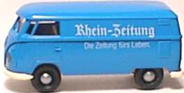 Foto 1:87 VW T1 Kasten Rhein-Zeitung Brekina