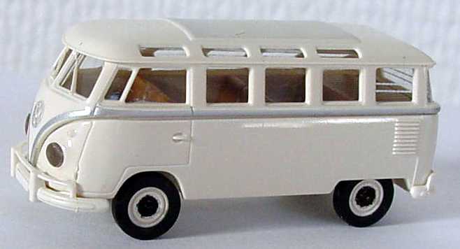 Foto 1:87 VW T1 Panoramabus hellbeige Brekina