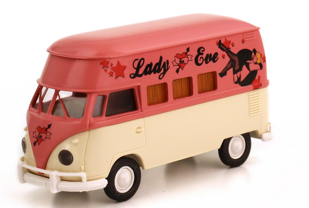 Foto 1:87 VW T1 (T1b Export) Bus Großraumwagen Lady Eve Brekina 93221