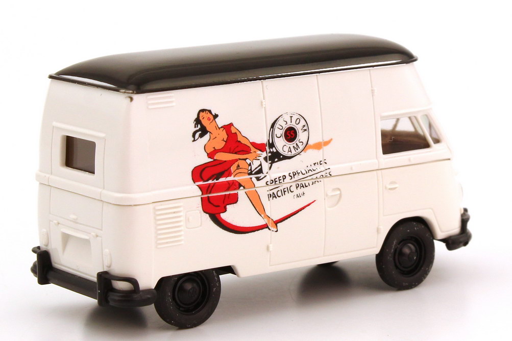 Foto 1:87 VW T1 (T1b Export) Kasten Großraumwagen Pacific Palisades, Custom Cams Brekina 32604