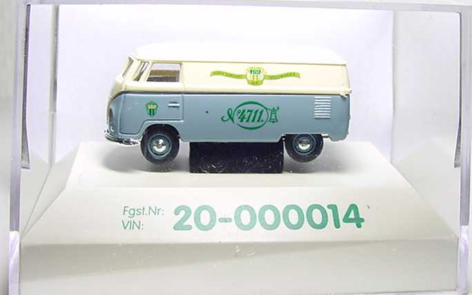 Foto 1:87 VW T1a Kasten 4711 - Fgst.Nr.: 20-000014 Brekina