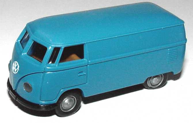 Foto 1:87 VW T1a Kasten blau Brekina 3200